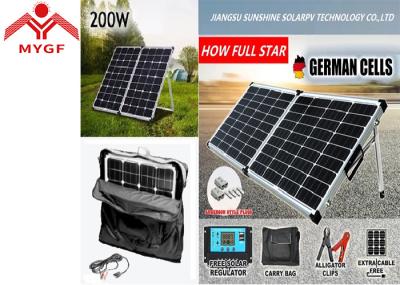 Outdoor Suitcase Foldable Solar Panel Corrosion Resistant Aluminum Stand