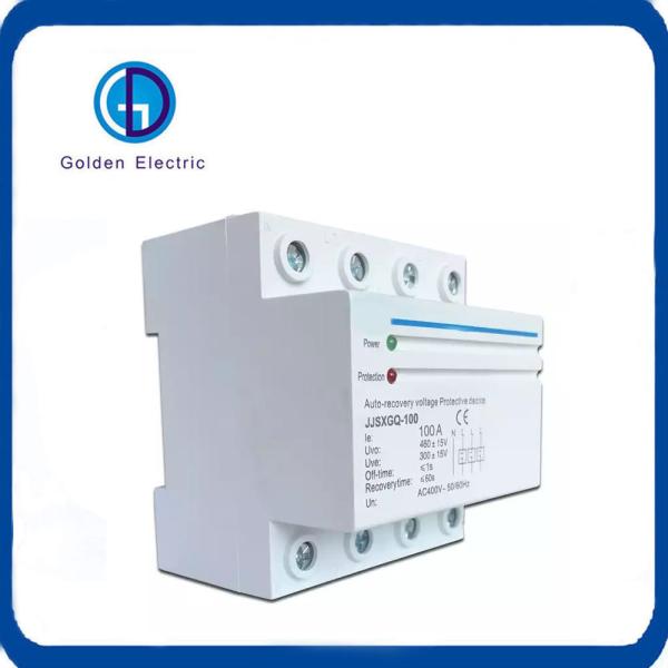 380V 60A DIN Rail Voltage Protective Device Auto Recovery with Three Phase