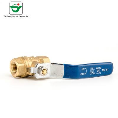 FIP CSA NSF61 3/4'' Lead Free Ball Valve Manual Power