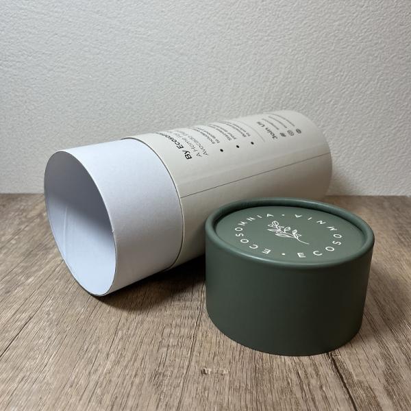 Cylinder Gifts Packing Boxes Rigid Jewelry Watch Round Paper Tube