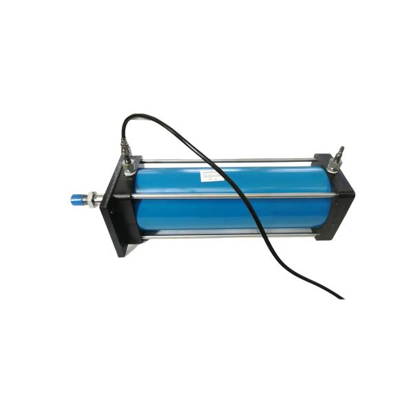 Cilindro neumático de alta resistencia de aleación de aluminio, estructura de brida