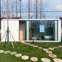 Modern Luxury Office Pod Aluminum Frame Prefabricated Soundproof Office Pod Work Cabin Apple Cabin