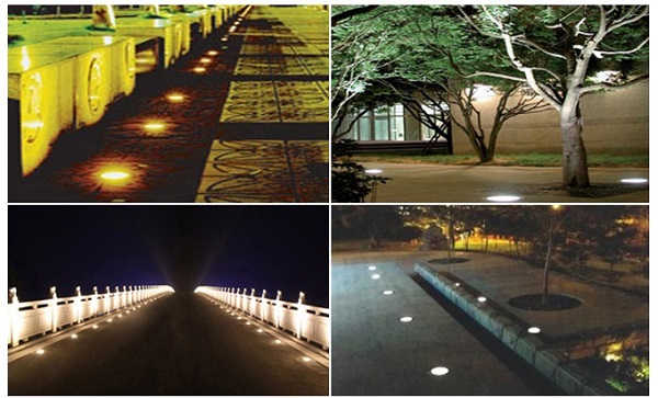 Modern Mini 1W LED Underground Light IP67 Waterproof Stainless Steel Material