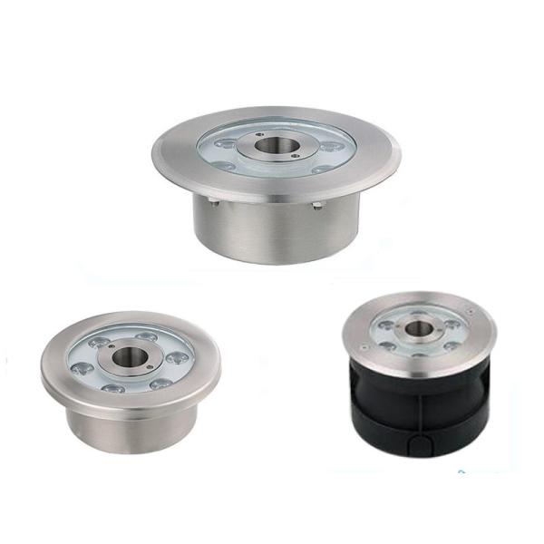 Luz submergível 6W exterior 24W da fonte do diodo emissor de luz IP68 de aço inoxidável