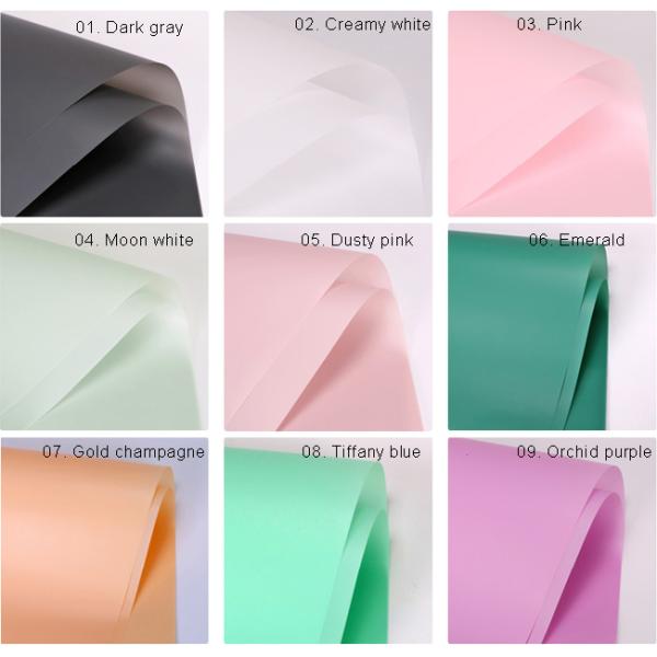 Корейская просвечивающая пластиковая упаковочная бумага подарка букета для упаковки цветка