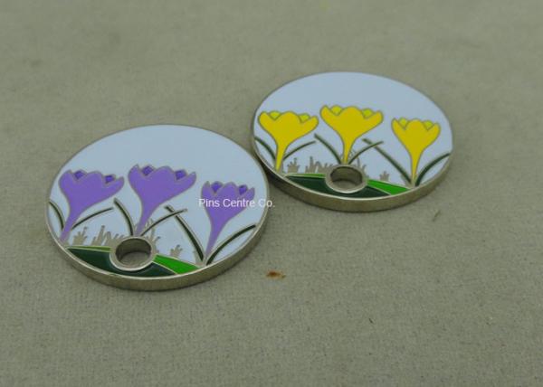 Supper Market Trolley Coin Key Chain , Iron Stamped Customized Token