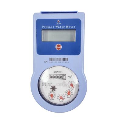 Medidor de água Muti do pagamento adiantado do cartão de IP68 IC Jet Dry Dial Register Construction