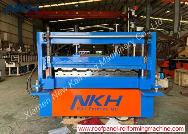 Roof panel roll forming machine, trapezoid, roofing profile, 0.4-0.8mm metal sheets