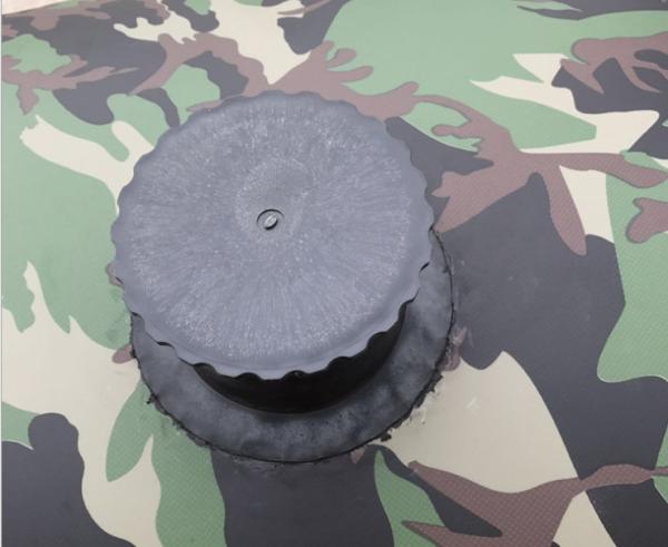 Tanque de armazenamento de água de PVC do exército para irrigação agrícola e combate a incêndios 1000L