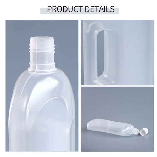 Translucent 1.2L Plastic Bottle With Handle