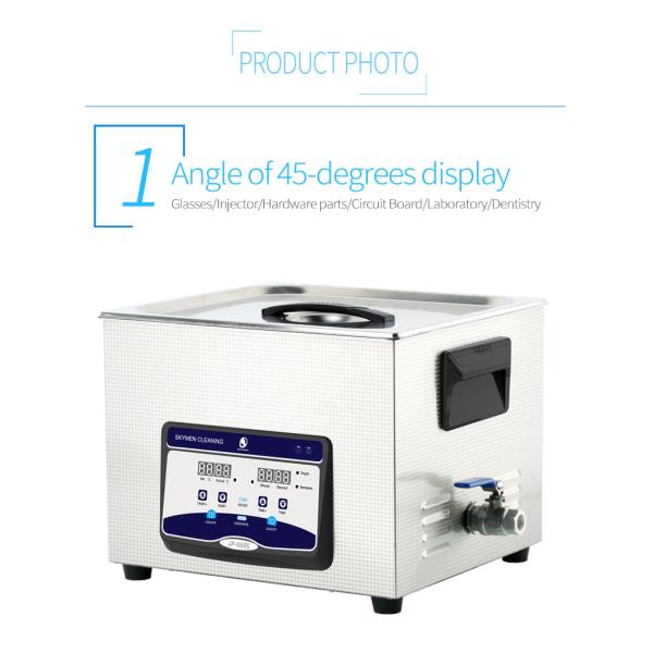 240W 40000Hz 15 Liter Ultrasonic Cleaner