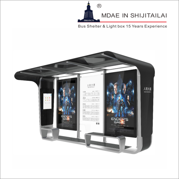 Rain Proof BV 6mm Glass Prefabricated Bus Shelters