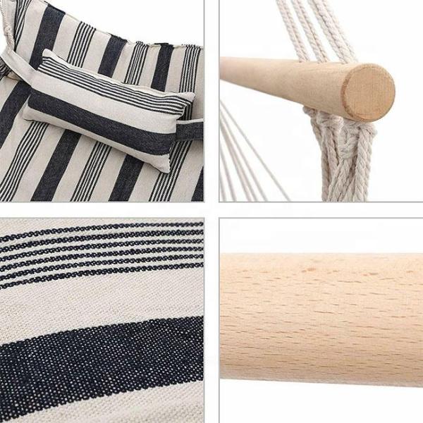 Indoor Swing Seat Outdoor Camping Hammock Hanging Rope Hammock Chair 120kgs