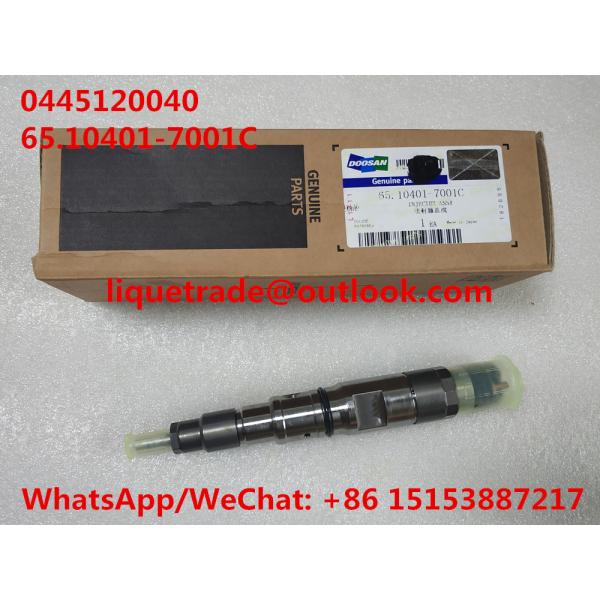 BOSCH Genuine injector 0445120040 , 0 445 120 040 , 0445 120 040 for DAEWOO DOOSAN 65.10401-7001C , 65.10401-7001