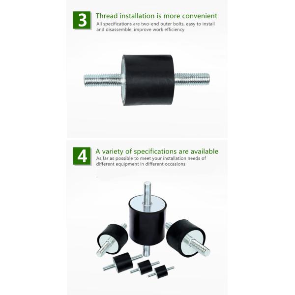 VV резиновый винт амортизатора удара столбца амортизатора удара