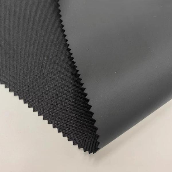 600D RPET Fabric Plain 58/60 Width 300gsm Eco Friendly Textiles With PVC Coated