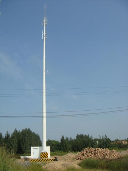 ChangTong 36M Monopole Telecom Tower For Mountain