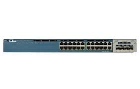 24 Ports Cisco Network Switch , Rackmount Cisco POE Network Switch WS-C3560X-24P-L
