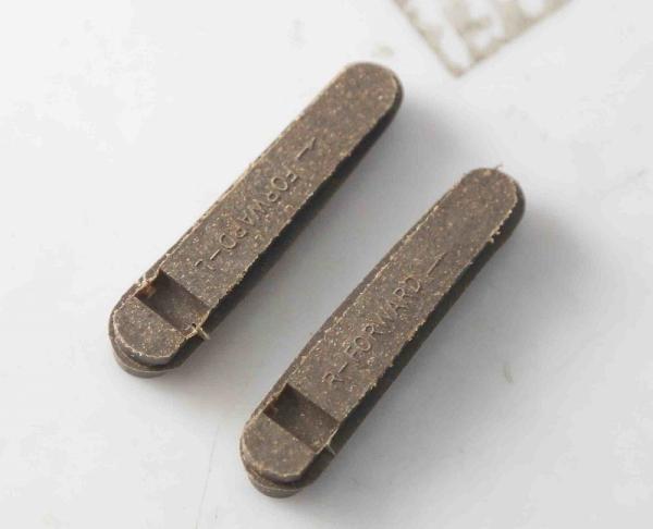 brown Color brake pads replacement for carbon road bike wheel cork wood material shiman &campygnolo cassette body
