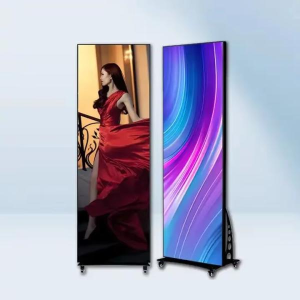 Indoor P1.667 LED Display Mobile Floor Advertising Machine 6000nits IP43 320x160 Mm