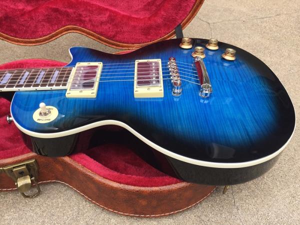 Unicorn Vintage Standard Honolulu LP Blue Electric Guitar