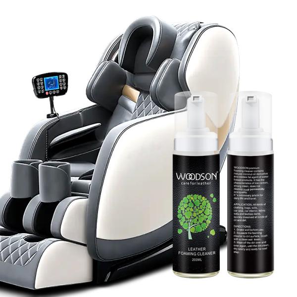 Cuidado de formação de espuma de couro Kit Foam Cleaner Liquid da sapata de couro do líquido de limpeza do óleo de coco