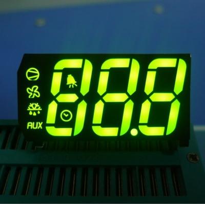 Dígito 0,67 do verde 3 segmento feito sob encomenda da exposição de diodo emissor de luz 7 para refrigerar