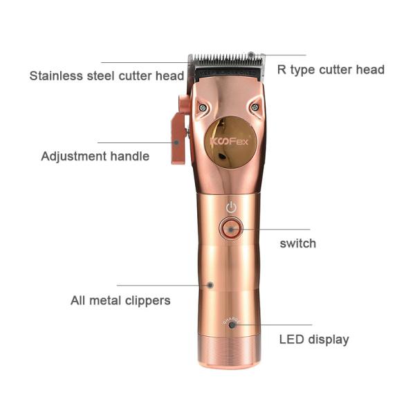 Tosquiadeira de cabelo recarregável elétrica do CE 240V, ajustador elétrico da preparação dos homens de Skinsafe
