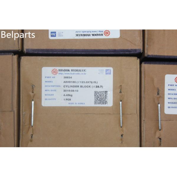 A bomba hidráulica da máquina escavadora A8V0160 parte as peças da máquina escavadora do bloco de cilindro para a bomba hidráulica