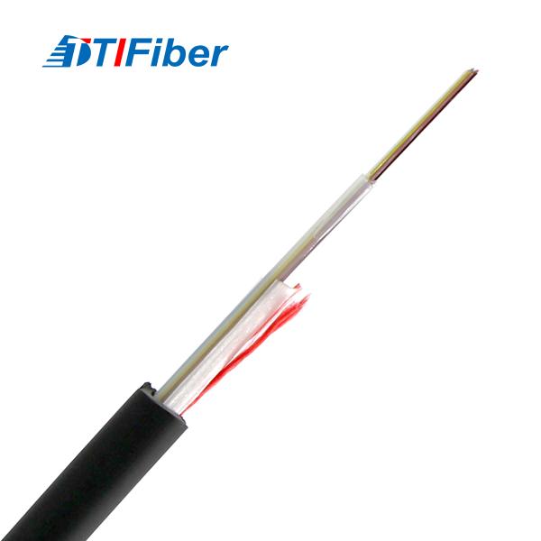 FTTH Loose Tube Aerial Optical Fiber Cable GJYXFH G652D/G657A1/2