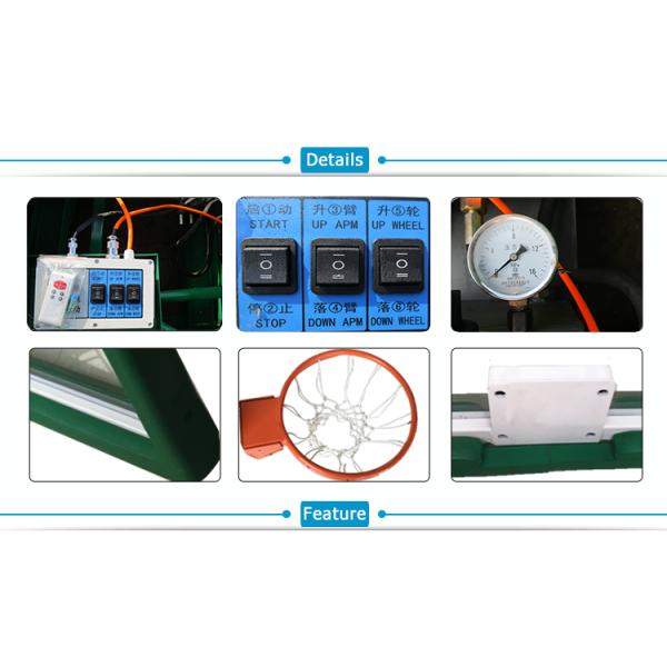 Vente à chaud équipement de basket-ball en acier Boucles de basket-ball portables avec tableau de bord