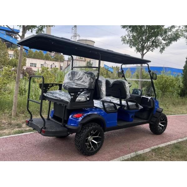 30 KM/H Long Range Electric Golf Cart Rechargeable Sightseeing Vehicle Lithium Ion Battery