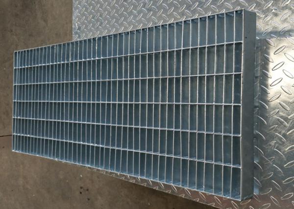 Thickened Hot Dip Galvanized Steel Grating Platform For Parking Lot