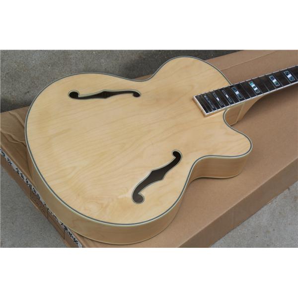 Custom Semi-finished Electric Guitar Kit with Rosewood Fretboard,Abalone Inlay,Semi-hollow Body