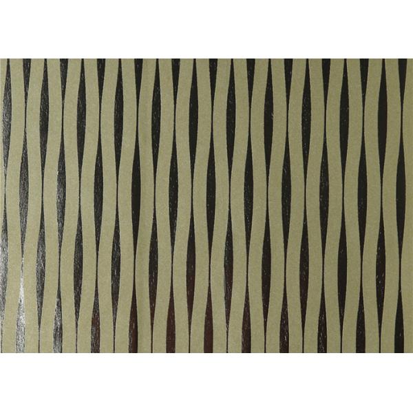 Nonwoven Lounge room Modern Striped Wallpaper Household Wet embossed Eco friendly