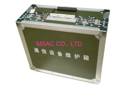 Equipment Aluminum Carrying Case Wear Resistant 5 MDF With Green Fireproof Panel