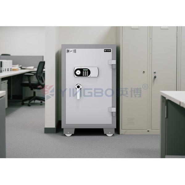 Fire Rating 120mins Fireproof Safe Box YB/FH-88 with Classic Intelligent Panel Design and Emergency Key for Peace of Mind