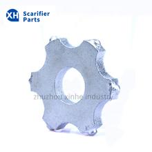 Heat Treatment Concrete Scarifier Von Arx FR200  8 Point Carbide Scarifier Flails 46-55 HRC