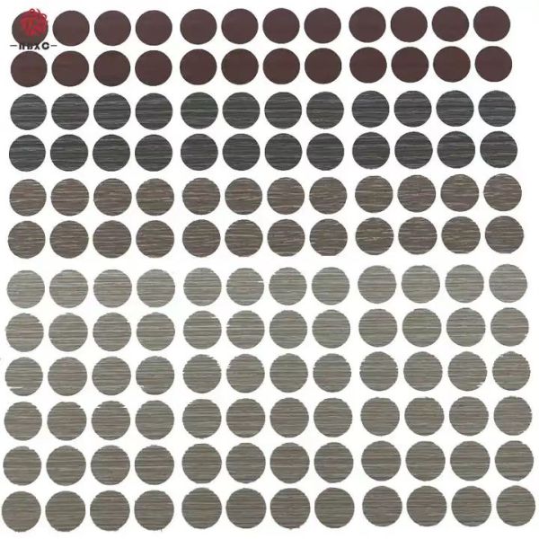 Adhesive Screw Hole Cover Stickers Wood Grain Furniture Stickers Waterproof Screw PVC Cover Caps for Wall Cabinet Desk Repairing
