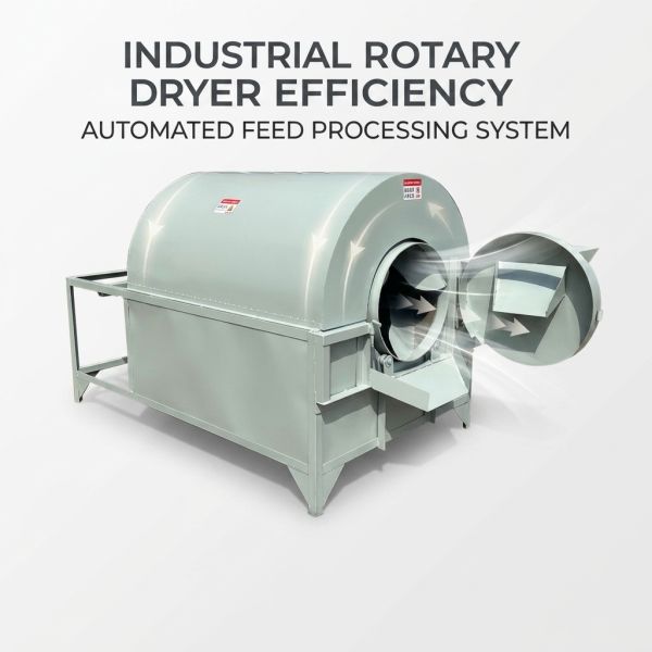Automatic Industrial Agriculturalmini Rotary Dryer Sludge Manure And Feed Dryer