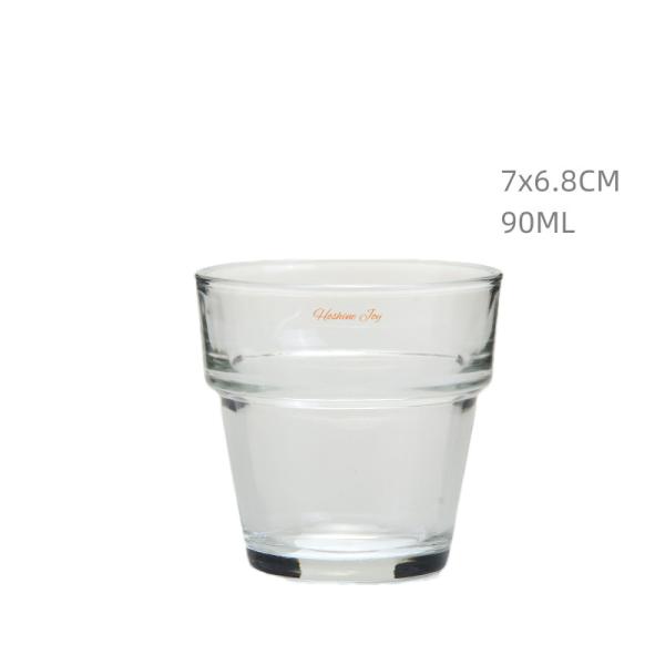 3OZ Mini Glass Votive Candlestick Holders Larga Boca Para Casamentos