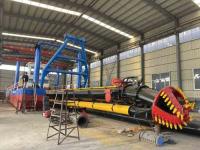 River Dredging Cutter Suction Dredger With 220kw Hydraulic Cutter Power And 4800m3/h Water Flow