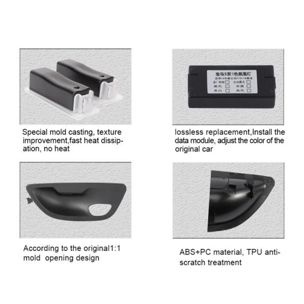 9Colors BMW 12v 5Series 440pcs Interior Ambient Lights