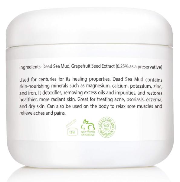 Private Label Skin Care Face Mask / Organic Dead Sea Mud Mask For Body