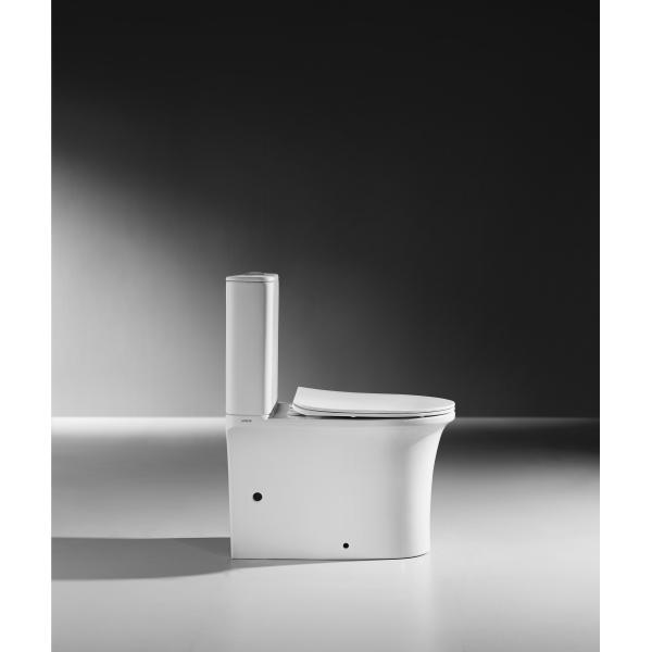 Туалет 654*398*810mm Washdown двухкусочный керамический для Bathroom