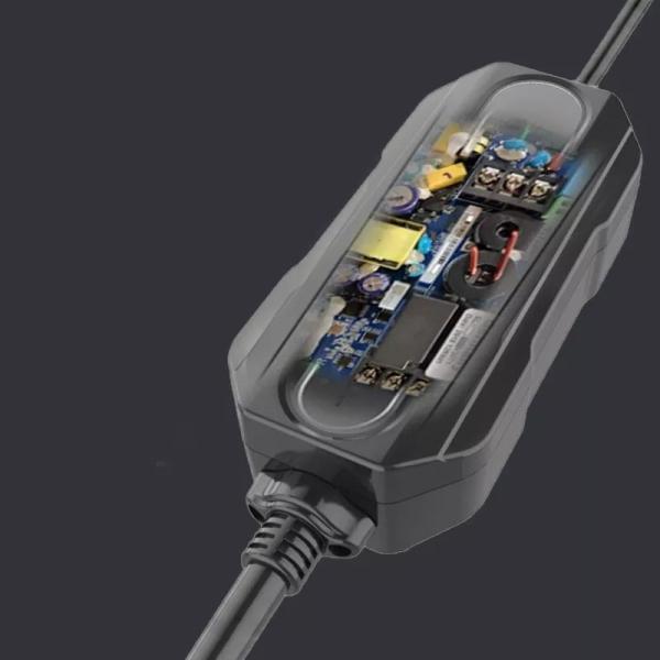 Заряжатель LCD автомобиля EV заряжателя 16A 230V типа 2 портативный EV Schuko и запланированное время