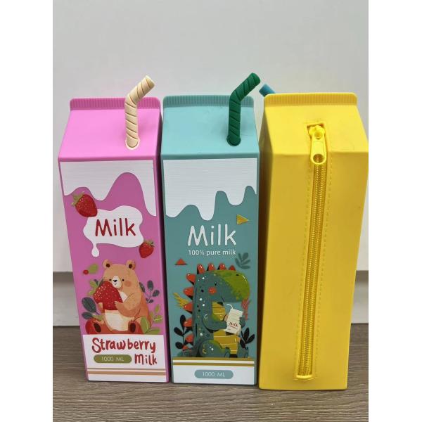 School Office Supplies Silicone Pencil Box School Organize Bag Large Capacity Pencil Pouch For Kid