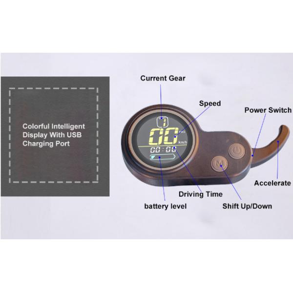 Brushless 2 wheel electric scooter 2000w 52v 20.8ah lithium battery with dual motor