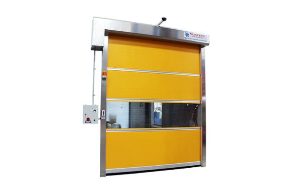 1.2mm PVC portas de alta velocidade com radar, porta de rolos de plástico
