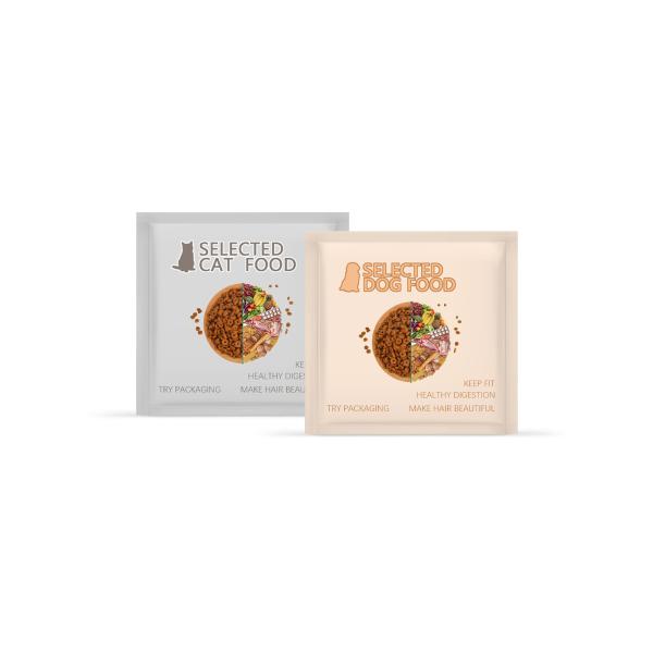 FDA Three Side Bags Foil Multiple Layers Portable Treat Food Trial Package 30G 50G
